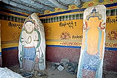 Ladakh - Leh, painetd stones 